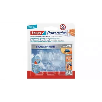 Universalus kabliukas TESA Powerstrips Indoor Transparent 5 vnt.