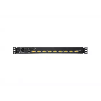ATEN CL5708I konsolės jungiklis su 43,2 cm (17 inch) LCD ekranu, 1U, juodas