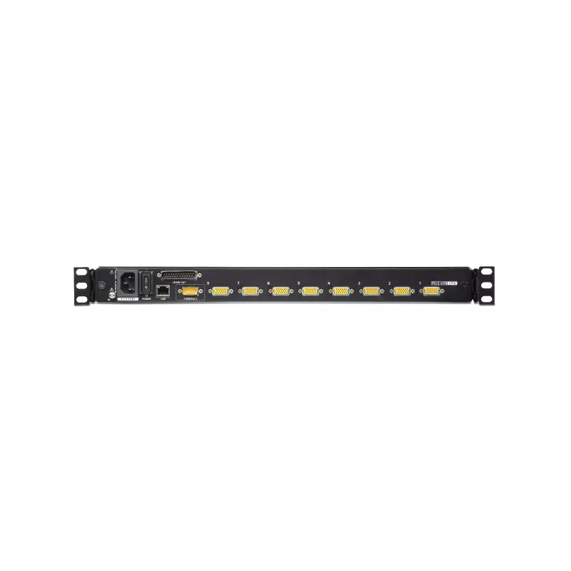 ATEN CL5708I konsolės jungiklis su 43,2 cm (17 inch) LCD ekranu, 1U, juodas