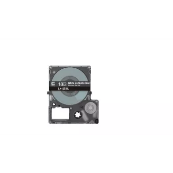 Juostelė etiketėms Epson LK-5BWJ juoda balta terminio perkėlimo 1,8 cm