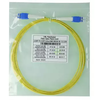BlueOptics SFP8181BU5MK InfiniBand šviesolaidinis kabelis 5 m LC geltonas