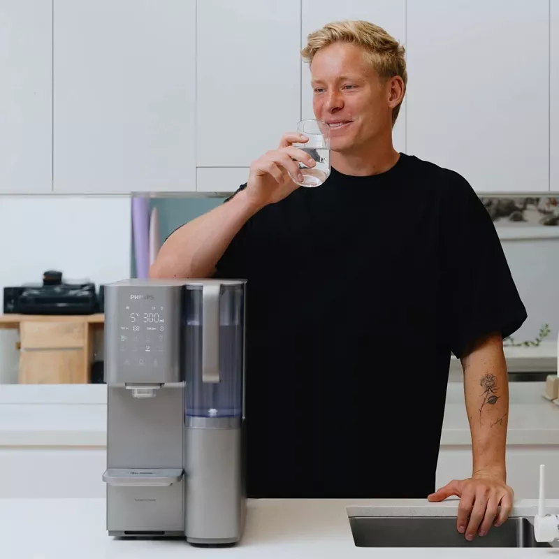 Philips ADD6921DG/10 vandens dozatorius su filtravimo sistema 3,6 L pilka