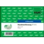 Verslo forma Sigel ST615 Green White A6