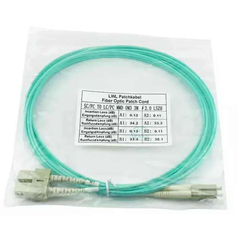 BlueOptics SFP3132EU3MK InfiniBand šviesolaidinis kabelis 3 m LC SC Aqua