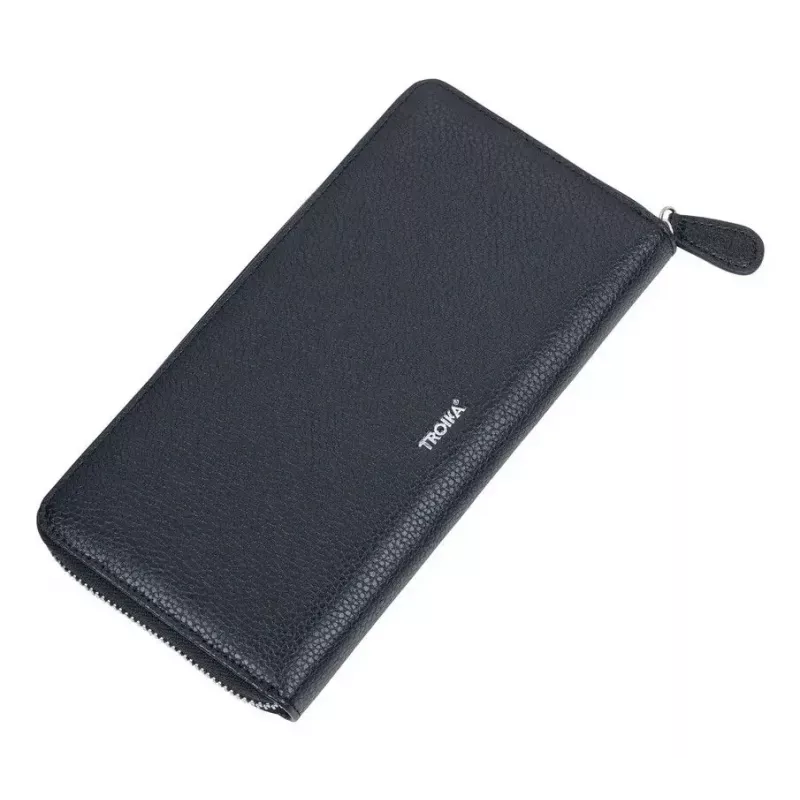 Piniginė TROIKA LADIES SMART WALLET Juoda dirbtinė oda 219g