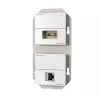 Sieninis lizdas RJ-45 + HDMI Kindermann 7456 000 544