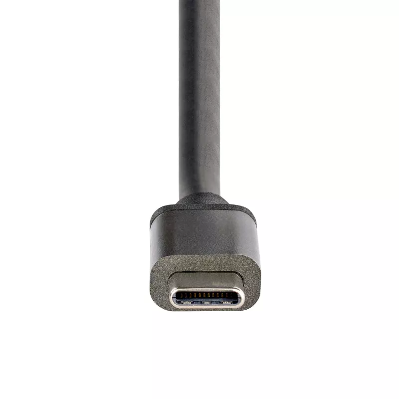 StarTech.com 3 prievadų USB-C kelių monitorių adapteris, USB Type-C į 3x DisplayPort 1.4 MST šakotuvas, trigubas 4K 60Hz DP nešiojamojo kompiuterio ekrano išplėtimo / skirstytuvas, HDR, ilgas integruotas kabelis - tik Windows