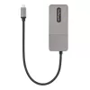 StarTech.com 3 prievadų USB-C kelių monitorių adapteris, USB Type-C į 3x DisplayPort 1.4 MST šakotuvas, trigubas 4K 60Hz DP nešiojamojo kompiuterio ekrano išplėtimo / skirstytuvas, HDR, ilgas integruotas kabelis - tik Windows