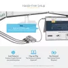 StarTech.com 3 prievadų USB-C kelių monitorių adapteris, USB Type-C į 3x DisplayPort 1.4 MST šakotuvas, trigubas 4K 60Hz DP nešiojamojo kompiuterio ekrano išplėtimo / skirstytuvas, HDR, ilgas integruotas kabelis - tik Windows