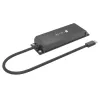Techly IADAP-USBC-935 belaidė stotelė / prievadų replikatorius, USB 3.2 Gen 1 (3.1 Gen 1) Type-C, juoda