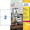 Lipnus etiketės lapas Avery L4717-20 užapvalintas stačiakampis
