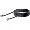Telefono kabelis Schwaiger RJ-11 – RJ-11, 6 m, juodas