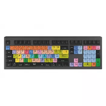 Logickeyboard LKB-LOGXP2-A2M-DE klaviatūra USB QWERTZ vokiška juoda
