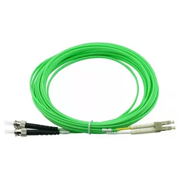 Skaidulinis optinis kabelis BlueOptics SFP3133GU3MK LC ST OM5 3 m Liepų žalios spalvos
