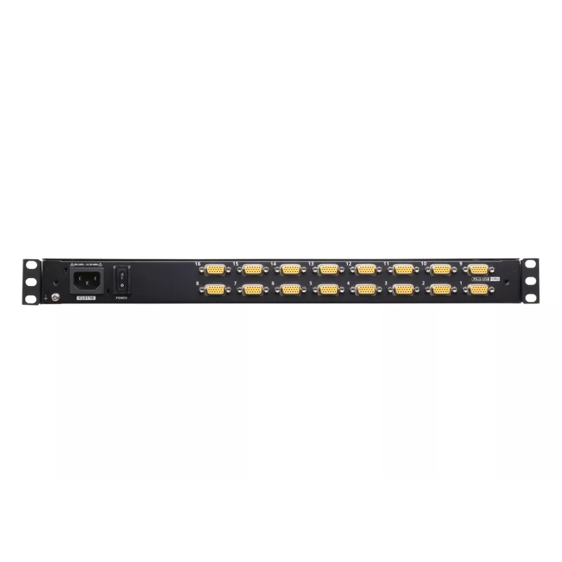 ATEN CL3116NX konsolė stove 47 cm (18,5 colio) 1366 x 768 pikseliai Metalinis, Plastikinis Juoda 1U