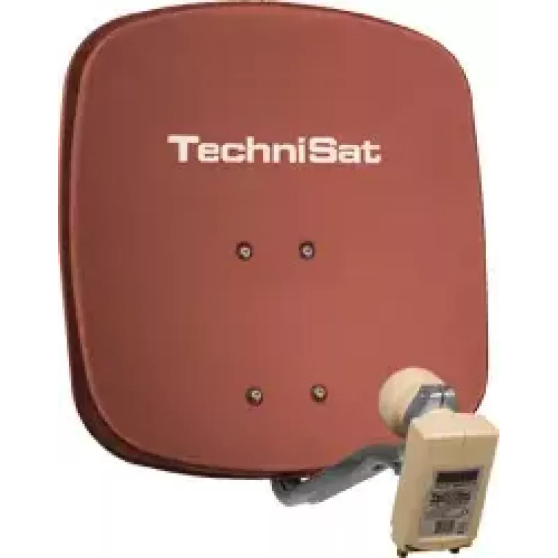 Palydovinė antena TechniSat Digidish 45 Twin raudona