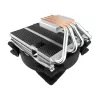 PCCOOLER GI-46U Top-Blow CPU aušintuvas 12cm 1000-1800 RPM mėlynas LED