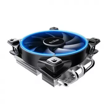 PCCOOLER GI-46U Top-Blow CPU aušintuvas 12cm 1000-1800 RPM mėlynas LED