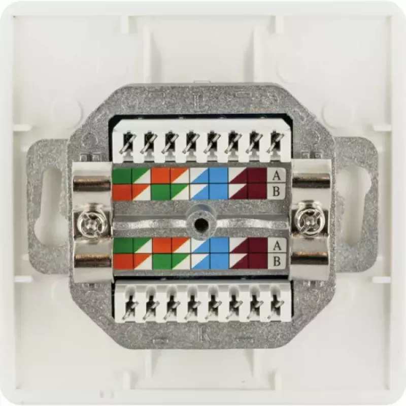 RJ-45 kištukinis lizdas Schwaiger TDU2628532 baltas