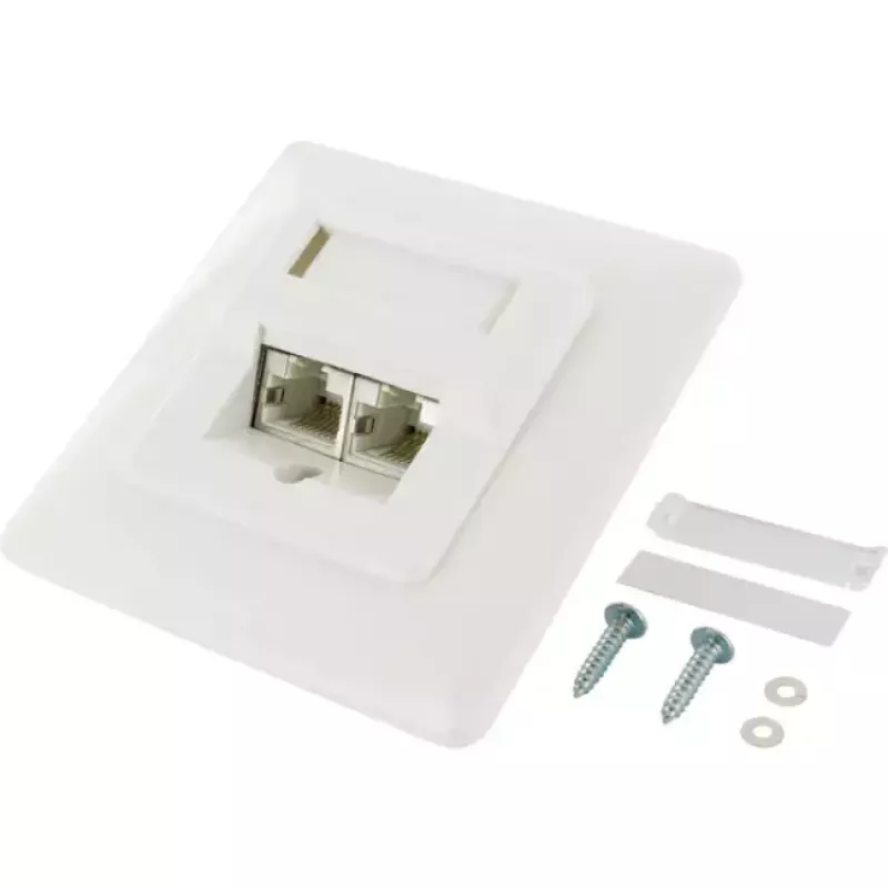 RJ-45 kištukinis lizdas Schwaiger TDU2628532 baltas