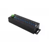 USB 3.2 Gen 1 šakotuvas EXSYS EX-1510HMVS, 11 prievadų, metalinis korpusas