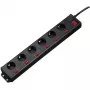 Hama 00137259 ilginimo laidas 1,4 m 6 kištukinių lizdų Vidaus juodas