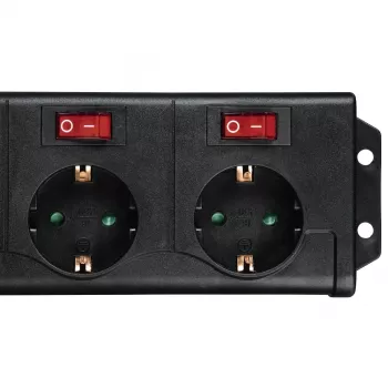 Hama 00137259 ilginimo laidas 1,4 m 6 kištukinių lizdų Vidaus juodas