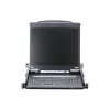 KVM jungiklis ATEN CL5708IM montavimui į stelažą, juodos spalvos, USB/PS/2 VGA