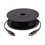 ATEN 20 m aktyvus optinis HDMI laidas True 4K, Micro HDMI (D tipo), 18 Gbit/s, juodas