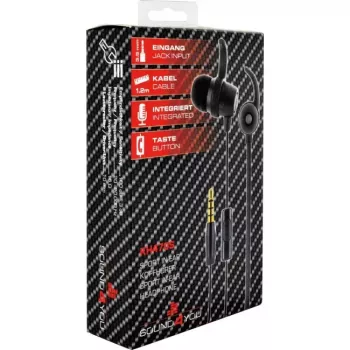 Ausinės Schwaiger KH470S laidinės į ausį su mikrofonu