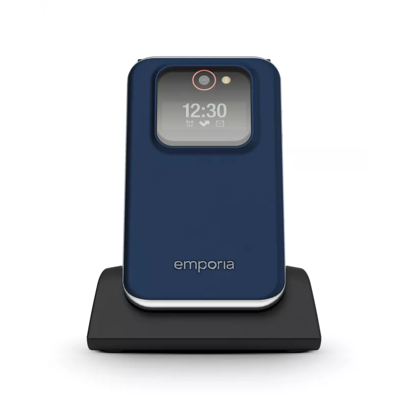 Emporia emporiaJOY sulankstomas telefonas 7,11 cm (2,8 colio) 113 g mėlynas senjorams