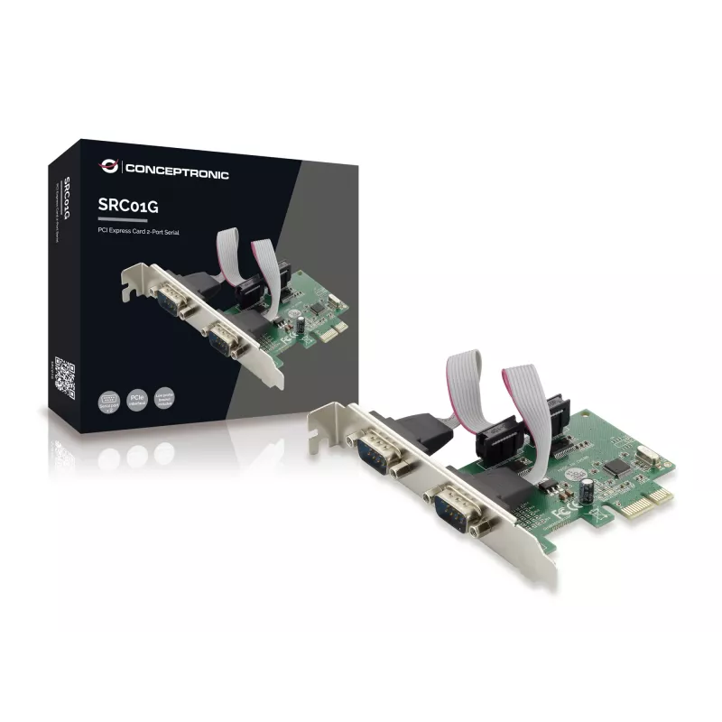 Conceptronic PCI Express kortelė 2 prievadų RS-232