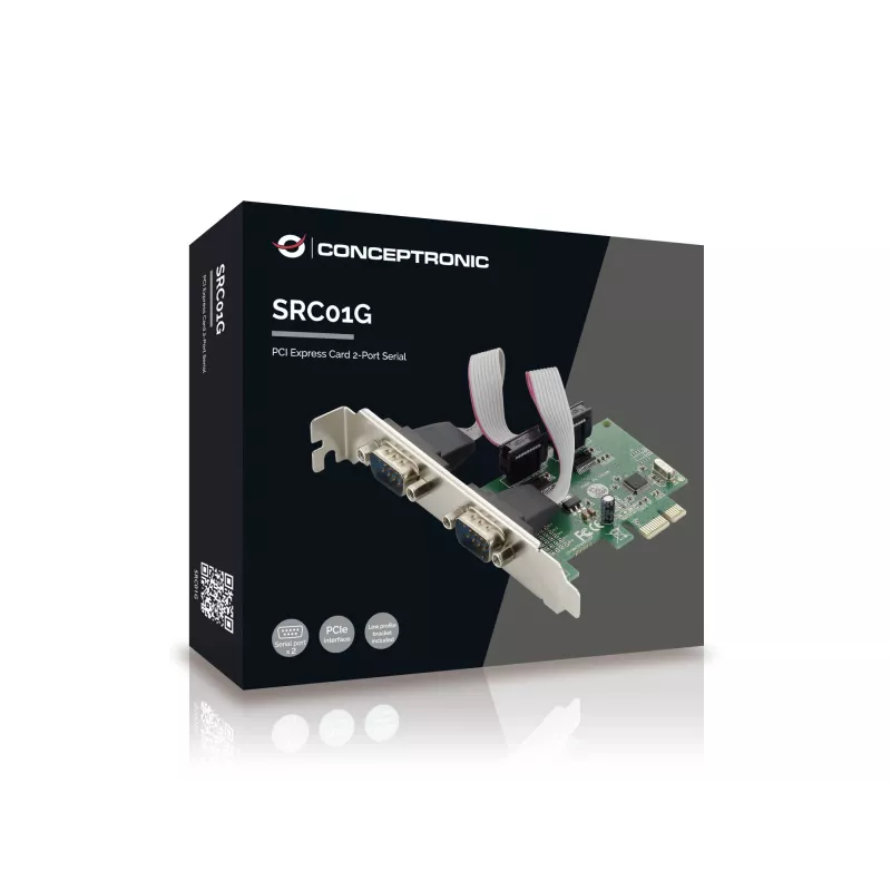 Conceptronic PCI Express kortelė 2 prievadų RS-232