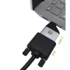 Techly IADAP USBC-VGAC USB-C į VGA adapteris 1920 x 1200 pikselių juoda, sidabrinė