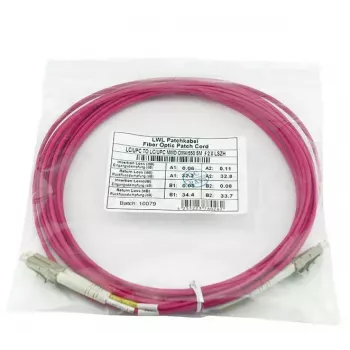 BlueOptics QK732A-BO InfiniBand / šviesolaidinis kabelis 1 m LC violetinis