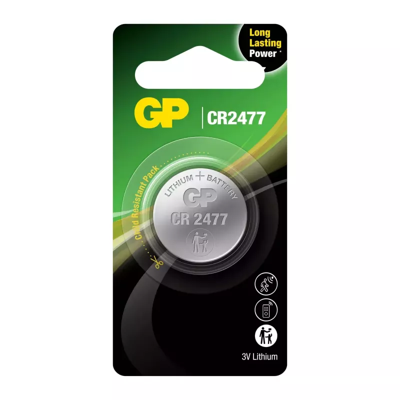 Vienkartinė baterija GP Batteries 103239 CR2477 ličio-mangano dioksido