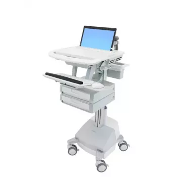 Multimedijos vežimėlis Ergotron StyleView aliumininis pilkai baltas