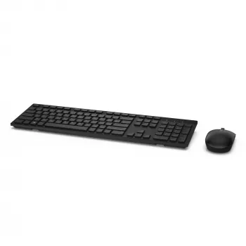 DELL KM636 belaidė klaviatūra su pele, RF, QWERTY UK International, juoda