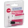 Adapteris RCA (cinch) lizdas – 6,3 mm kištukas mono Schwaiger KHA4010 533 juodas