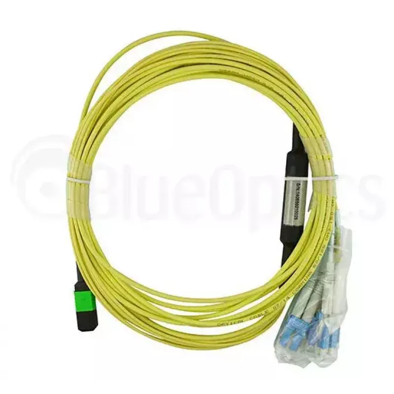 BlueOptics CBL-MPO12-4LC-SMF-5M-BO InfiniBand šviesolaidinis kabelis MPO 4x LC 5 m