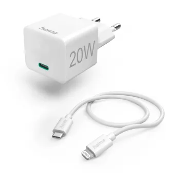 Hama 00201620 mobiliojo įrenginio įkroviklis Smartphone, Tablet Baltas AC Greitas įkrovimas Vidaus
