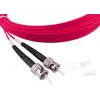 Skaidulinės optikos kabelis BlueOptics SFP3233FU0.5MK SC ST OM4 0,5 m, rausvos spalvos