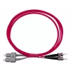 Skaidulinės optikos kabelis BlueOptics SFP3233FU0.5MK SC ST OM4 0,5 m, rausvos spalvos