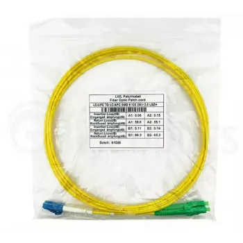 BlueOptics SFP3131BU1MS InfiniBand vienmodis šviesolaidinis kabelis 1 m LC geltonas