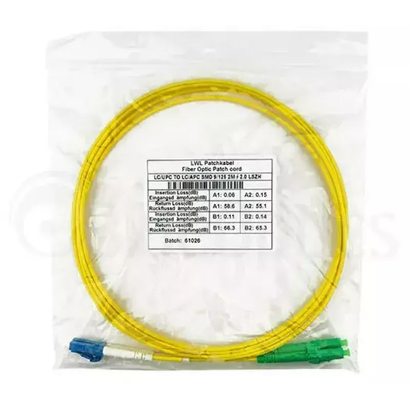 Skaidulinis optinis kabelis BlueOptics SFP3131BU5MS LC G.657.A1 5 m Geltonas