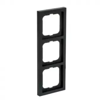 Busch-Jaeger 1723-885K juodas termoplastikinis uždangalas be varžtų, 80×222×11 mm