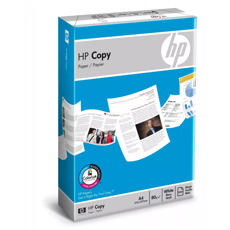 HP Copy Paper 80 gsm-500 lapų/A4/210 x 297 mm