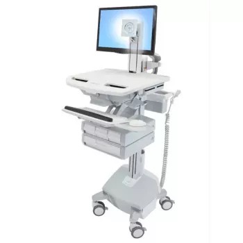 Multimedijos vežimėlis Ergotron StyleView aliuminio pilkai baltas