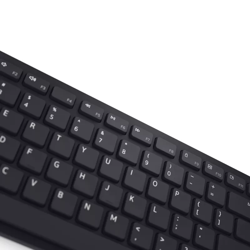 DELL Pro belaidė klaviatūra ir pelė KM5221W – UK (QWERTY) – juoda, pilno dydžio (100%), RF belaidis ryšys, QWERTY, juoda, su pele