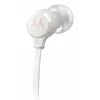Ausinės Motorola EARBUDS3CSWHITE, laidinės, į ausį, skambučiams/muzikai, USB Type-C, baltos